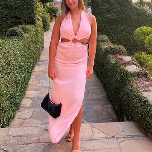 Beginning Boutique Impala Pink Maxi Dress